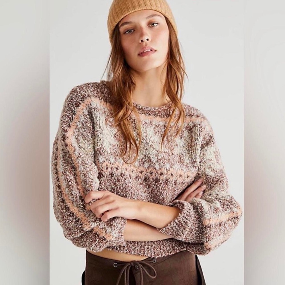 Free People Snowflake Pullover